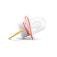 Succhietto con tappo 2 pezzi YELLOW/PINK